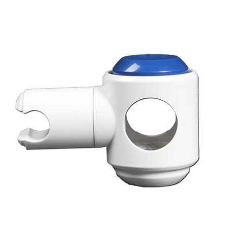 Coulisseau de douche bleu 1471