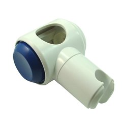 Coulisseau de douche blanc 01471WH