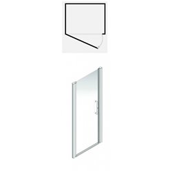 Larenco porte Classic en niche 26783 1900x1000mm