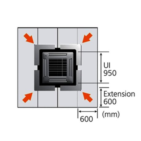 Extension de façade UTG-AKXA-W  875053