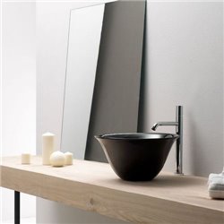 Nordic negro 4062/NE 420x220 mm Sans trop plein