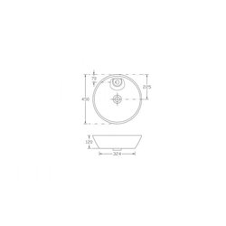 Lieja 4109 450x324 mm Avec trop plein