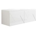 Ancodesign 1058696 caisson suspendu 4 tiroirs Blanc laqué