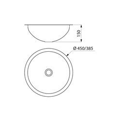 Hemi 120491 Ø385 mm poli brillant