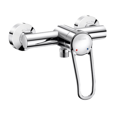 Mitigeur douche Securitouch 2739 à cartouche classique manette ajourée, raccords STOP/CHECK
