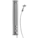 Panneau de douche Securitherm 792320 temporisé, alimentation haute par robinet d'arrêt droit