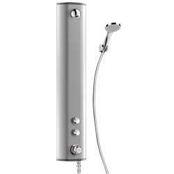 Panneau de douche Securitherm 792330 temporisé, alimentation cachée par flexibles