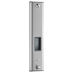 Panneau de douche Securitherm 792504 sur secteur, alimentation haute par robinets d'arrêt droits avec porte-savon