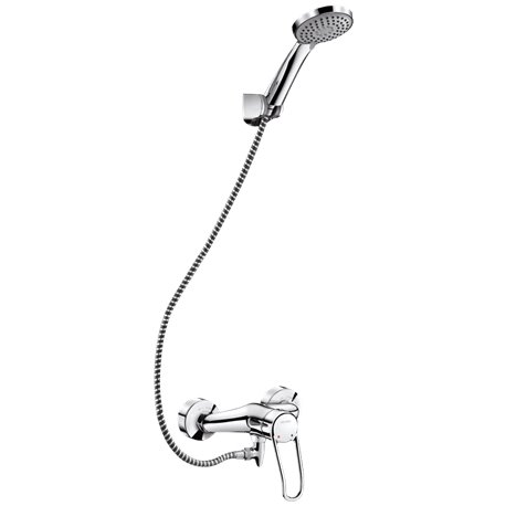 Ensemble de douche 2539HYG à cartouche classique , autovidable, raccords stop/check
