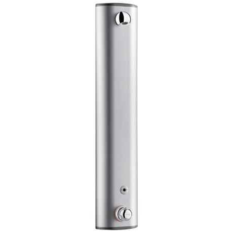 Panneau de douche Securitherm 792400 alimentation haute par robinets d'arrêt droits
