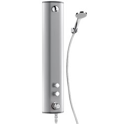 Panneau de douche Securitherm 792380 non temporisé, alimentation cachée par flexibles