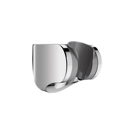 Support universel de douchette chrome fixation murale