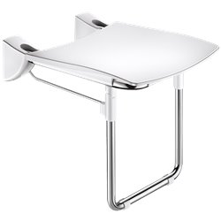 Siège avec pied seul 510430 inox poli brillant UltraPolish
