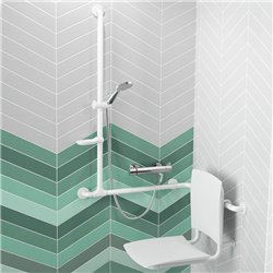 Siège amovible Grand Confort 510300N inox époxy blanc