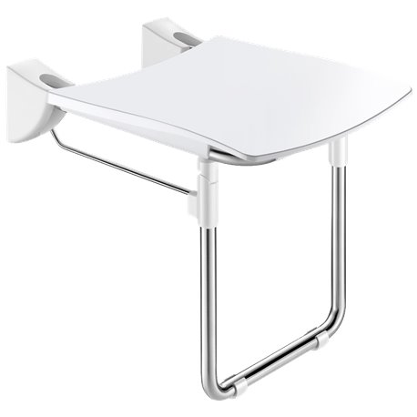 Siège avec pied seul 510430S inox poli satiné UltraSatin