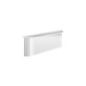 Tablette de douche murale cache fixation 511921FW blanc mat avec plaque de fixation