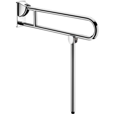 Barre d'appui rabattable 510170P UltraPolish avec béquille, 850 mm
