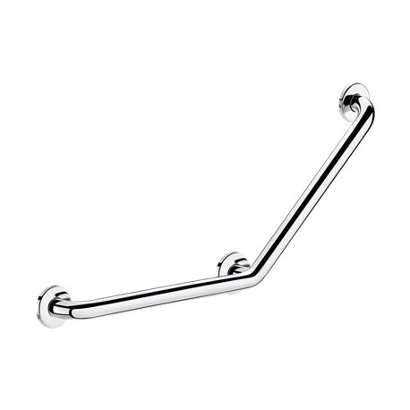 Barre d'appui coudée à 135° 5082P Ø32 mm, 400x400 mm, 3 points de fixation UltraPolish