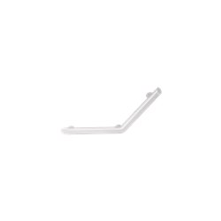 Barre d'appui coudée à 135° 511983W 220x220 mm blanc mat