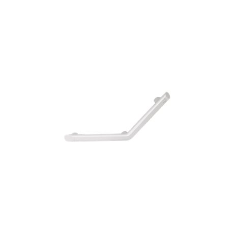 Barre d'appui coudée à 135° 511983W 220x220 mm blanc mat