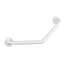 Barre d'appui coudée à 135° ECO époxy 1550 220x220 mm Blanc