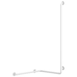 Barre de douche d'angle et d'équerre 5100N Blanc brillant