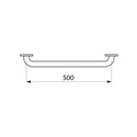 Barre d'appui droite 50505P2 Ø32 mm, 500 mm UltraPolish