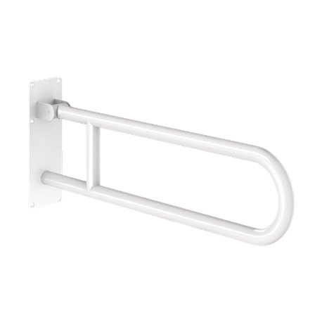 Barre d'appui rabattable Basic époxy 511516W Blanc sans béquille