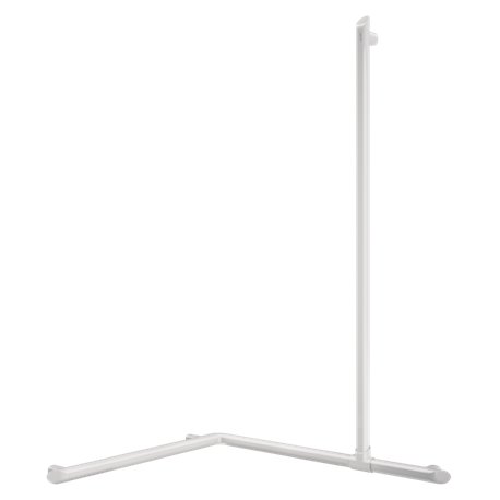 Barre d'angle 2 murs avec remontée verticale coulissante 511949W blanc mat 