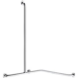 Barre d'angle 2 murs avec remontée verticale 5481GP2 UltraPolish, à gauche remontée fixe