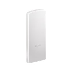 Cache fixations 511950FW avec plaque de fixations blanc mat