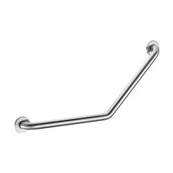 Barre d'appui coudée à 135° 5081S Ø32 mm, 400x400 mm, 2 points de fixation UltraSatin
