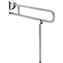 Barre d'appui rabattable 510170S UltraSatin avec béquille, 850 mm
