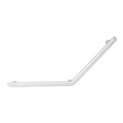 Barre d'appui coudée à 135° 511982W 400x400 mm blanc mat