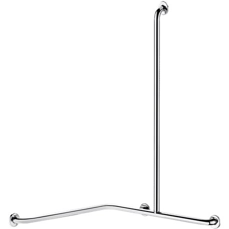 Barre d'angle 2 murs avec remontée verticale 5481DP2 UltraPolish, à droite remontée fixe