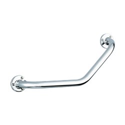 Barre d'appui coudée à 135° ECO brillant 550 220x220 mm inox