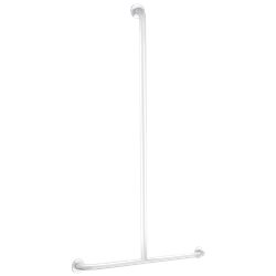 Barre de maintien en T Basic époxy 35440W Blanc  
