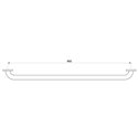 Barre d'appui droite 50509P2 Ø32 mm, 900 mm UltraPolish