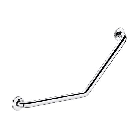 Barre d'appui coudée à 135° 5081P2 Ø32 mm, 400x400 mm, 2 points de fixation UltraPolish