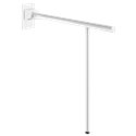 Barre d'appui rabattable avec béquille 511962W 650 mm blanc mat