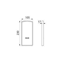 Cache fixations 510150N avec plaque de fixation