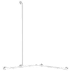 Barre d'angle 2 murs avec remontée verticale 5490N Blanc avec remontée fixe