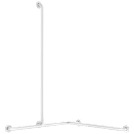 Barre d'angle 2 murs avec remontée verticale 5490N Blanc avec remontée fixe
