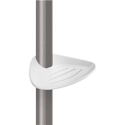 Porte-savon coulissant 511912W blanc mat
