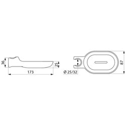 Porte-savon coulissant 510120 clipsable translucide