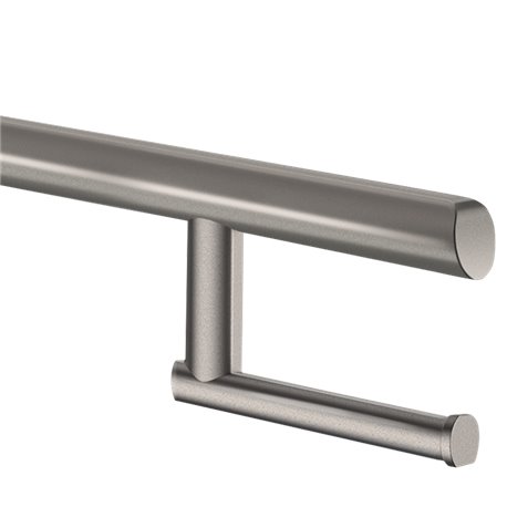 Porte-papier WC pour barre rabattable 511965C anthracite métallisé