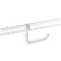 Porte-papier WC pour barre 510081N blanc brillant