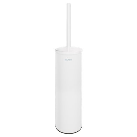 Pot à balai WC avec couvercle 4051MW blanc mat