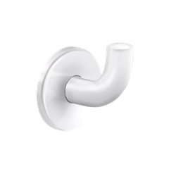 Patère virgule 4043N blanc brillant