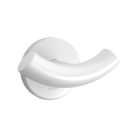 Patère double 4042W blanc  